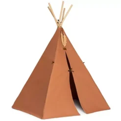 Nobodinoz Tipi Wigwam Nevada - Sienna Brown -Kinderspeelgoed nobodinoz tipi wigwam nevada sienna brown 2