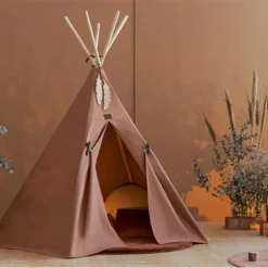 Nobodinoz Tipi Wigwam Nevada - Sienna Brown -Kinderspeelgoed nobodinoz tipi wigwam nevada sienna brown 3