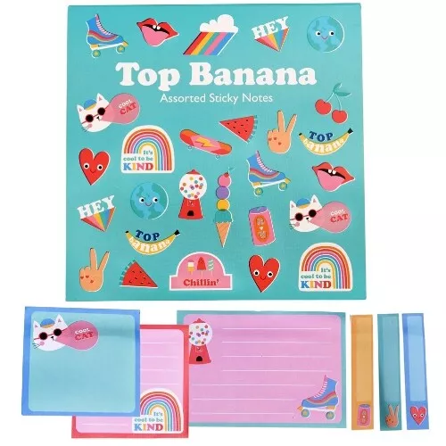 Rex London Set Memoblaadjes Top Banana 3 Rex London Set Memoblaadjes Top Banana