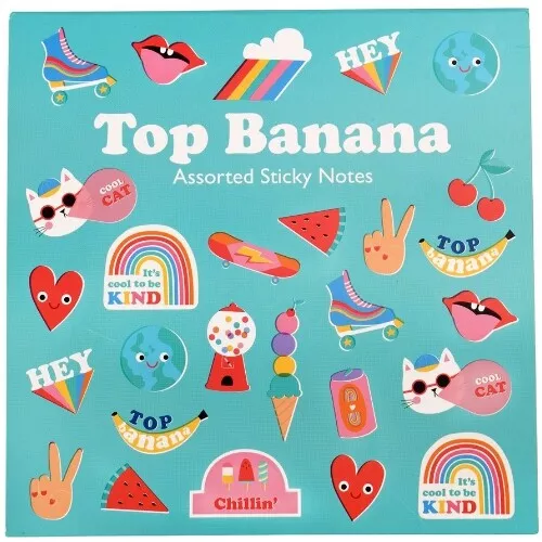 Rex London Set Memoblaadjes Top Banana 4 Rex London Set Memoblaadjes Top Banana - Afbeelding 2