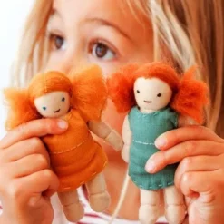 Olli Ella Holdie Folk Poppenhuispop 11 Cm - Fern -Kinderspeelgoed olli ella fern2