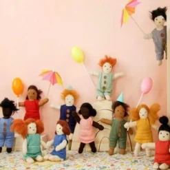 Olli Ella Holdie Folk Poppenhuispop 11 Cm - Fern -Kinderspeelgoed olli ella moss3 2