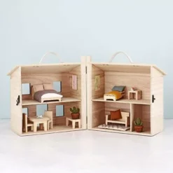 Olli Ella Poppenhuis Eenpersoonsbed 7 Olli Ella Poppenhuis Eenpersoonsbed -Kinderspeelgoed olli ella poppenhuis slaapkamer eenpersoonsbed 1