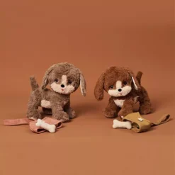 Olli Ella Knuffelhond Dinkum Dog - Honey -Kinderspeelgoed olli ella knuffelhond dinkum dog honey 1