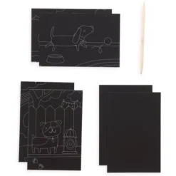 Ooly Kraskaarten Speelse Puppies -Kinderspeelgoed ooly kraskaarten speelse puppies 6st 1