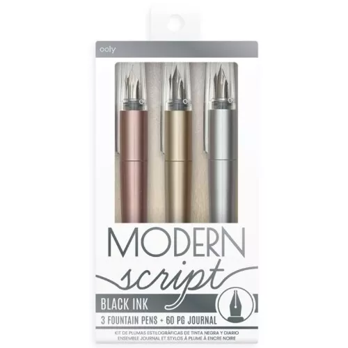 Ooly Vulpennen Met Notitieboekje - 3st 3 Ooly Vulpennen Met Notitieboekje - 3st