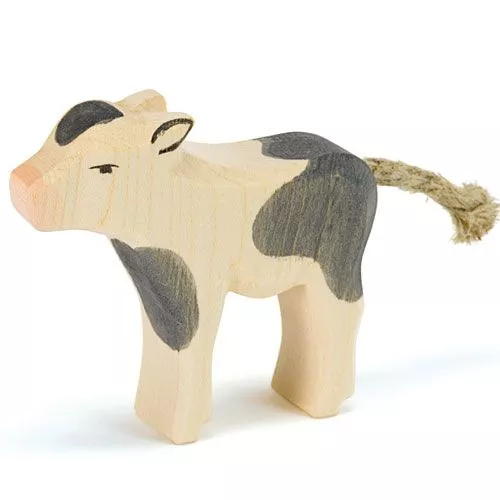 Ostheimer Kalf Zwart Staand - 7 Cm 3 Ostheimer Kalf Zwart Staand - 7 Cm