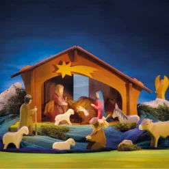 Ostheimer Lam Liggend - 8 Cm 7 Ostheimer Lam Liggend - 8 Cm -Kinderspeelgoed ostheimer lam liggend 8 cm 2