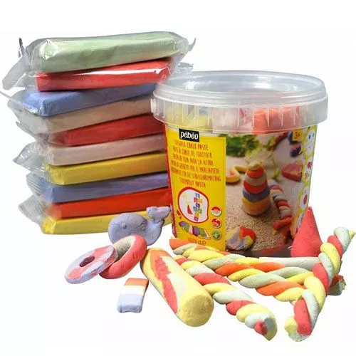 Pebeo Pébéo Stoepkrijtklei - 6 Kleuren 3 Pebeo Pébéo Stoepkrijtklei - 6 Kleuren