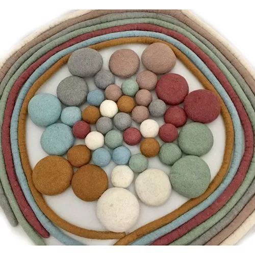 Papoose Toys Speelset Met Touwen, Ballen En Stapelkeien - 63st