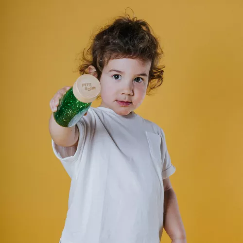 Petit Boum Sensorische Fles Float - Green 4 Petit Boum Sensorische Fles Float - Green - Afbeelding 2