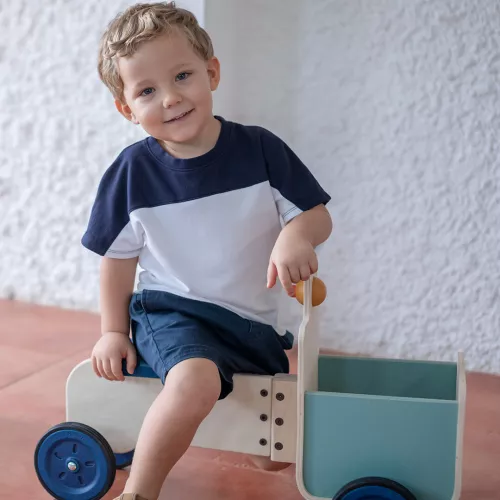 Plan Toys Loopfiets Bezorgfiets - Orchard 4 Plan Toys Loopfiets Bezorgfiets - Orchard - Afbeelding 2