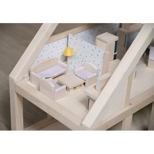 Plan Toys Poppenhuis Woonkamer - Orchard 5 Plan Toys Poppenhuis Woonkamer - Orchard - Afbeelding 3