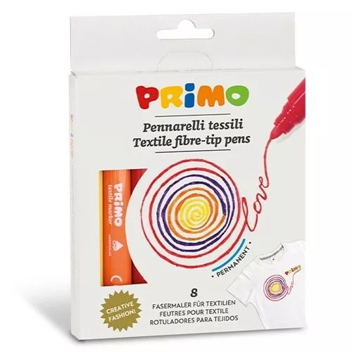 Primo Textiel Viltstiften (8st) 3 Primo Textiel Viltstiften (8st)