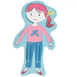 Rex London Rijgkaarten Aankleedpop 10 Rex London Rijgkaarten Aankleedpop -Kinderspeelgoed rex london rijgkaarten aankleedpop 5