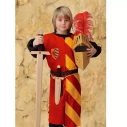 Ridderkostuum Lancelot - Rood -Kinderspeelgoed ridderkostuum lancelot rood 1