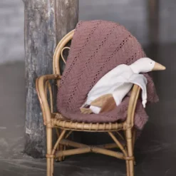 Saga Copenhagen Speendoek Gans - Silver Grey -Kinderspeelgoed saga copenhagen speendoek gans burlwood 3 1