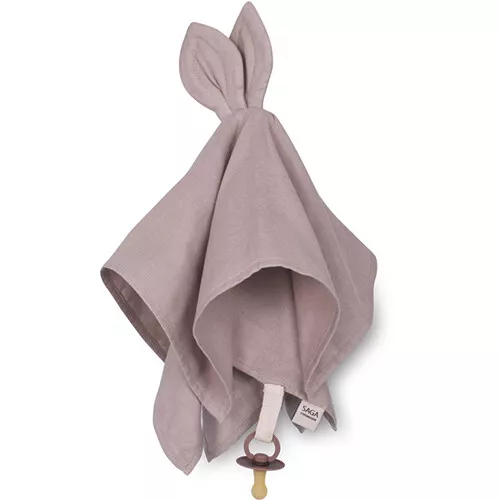 Saga Copenhagen Speendoek Konijn - Mauve 3 Saga Copenhagen Speendoek Konijn - Mauve
