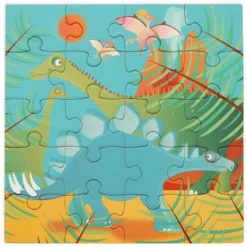 Scratch Europe Magnetisch Puzzelboek Dino - 2x20st -Kinderspeelgoed scratch europe magnetisch puzzelboek dino 2