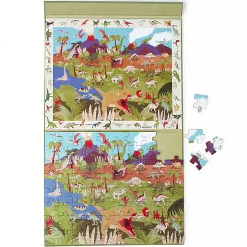 Scratch Europe Magnetische Puzzelboek Dino - 80st 4 Scratch Europe Magnetische Puzzelboek Dino - 80st - Afbeelding 2