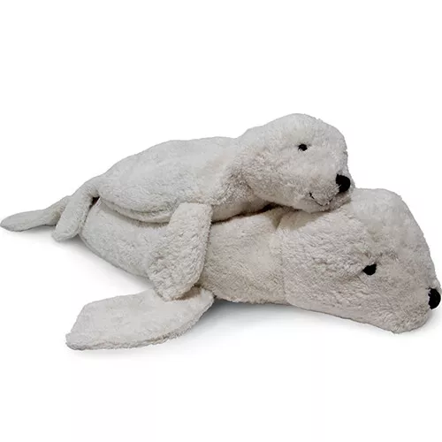 Senger Warmteknuffel Zeehond - Wit - 40 Cm 4 Senger Warmteknuffel Zeehond - Wit - 40 Cm - Afbeelding 2