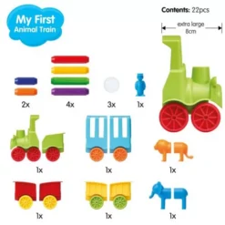 Smartmax Magnetisch Puzzelspel - My First Animal Train -Kinderspeelgoed smartmax magnetisch puzzelspel my first animal train 3