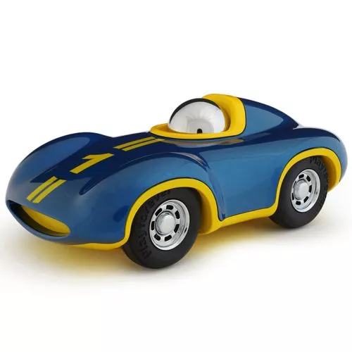 Playforever Speedy Le Mans Boy Raceauto Blauw-geel 4 Playforever Speedy Le Mans Boy Raceauto Blauw-geel - Afbeelding 2