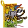 Jellycat Staartenboek Jungledieren -Kinderspeelgoed staartenboek jungledieren