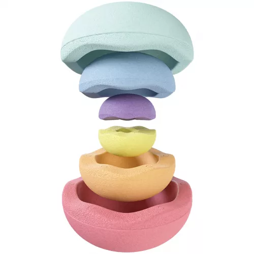 Stapelstein Inside Rainbow Pastel - 6st 3 Stapelstein Inside Rainbow Pastel - 6st