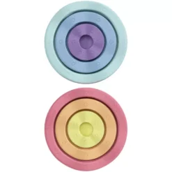 Stapelstein Inside Rainbow Pastel - 6st 11 Stapelstein Inside Rainbow Pastel - 6st -Kinderspeelgoed stapelstein inside rainbow pastel 6st 3