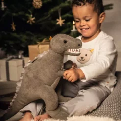 Steiff Knuffeldino T-rex Thaisen - 45 Cm 8 Steiff Knuffeldino T-rex Thaisen - 45 Cm -Kinderspeelgoed steiff knuffeldino t rex thaisen 45 cm 1