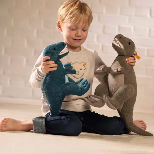 Steiff Knuffeldino T-rex Thaisen - 45 Cm 6 Steiff Knuffeldino T-rex Thaisen - 45 Cm - Afbeelding 4