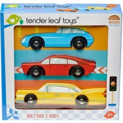 Tender Leaf Toys Retro Auto's - 3st -Kinderspeelgoed tender leaf toys retro auto s ilovespeelgoe4d