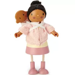 Tender Leaf Toys Poppenhuispop Mw. Forrester En Haar Baby - 13 Cm