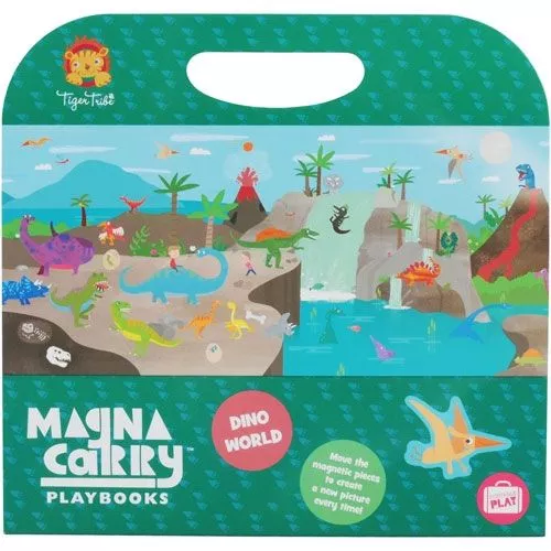 Tiger Tribe Magneetboek - Wereld Van Dino's 3 Tiger Tribe Magneetboek - Wereld Van Dino's