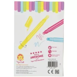 Tiger Tribe Neon Gel Stiften (5st) -Kinderspeelgoed tiger tribe neon gel stiften 5st ilovespeelgoed1