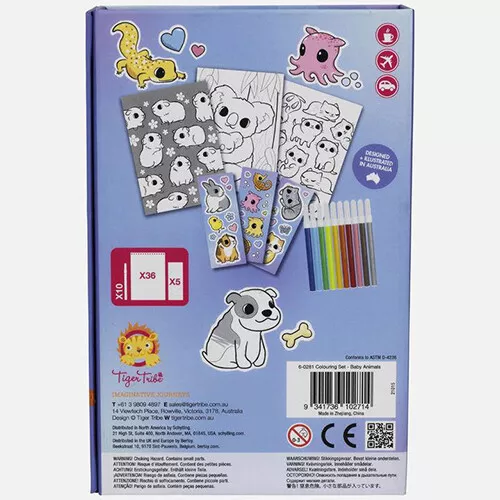 Tiger Tribe Kleurset Babydieren 5 Tiger Tribe Kleurset Babydieren - Afbeelding 3