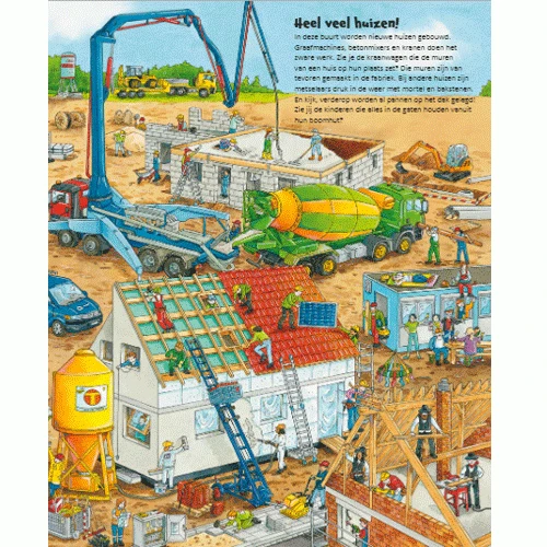 Uitgeverij Deltas Kijk- En Zoekboek Op De Bouwplaats 4 Uitgeverij Deltas Kijk- En Zoekboek Op De Bouwplaats - Afbeelding 2