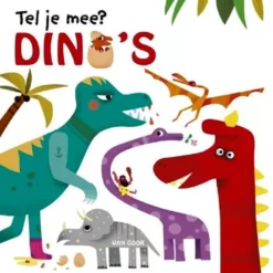 Uitgeverij Unieboek Kartonboek Tel Je Mee. Dino's