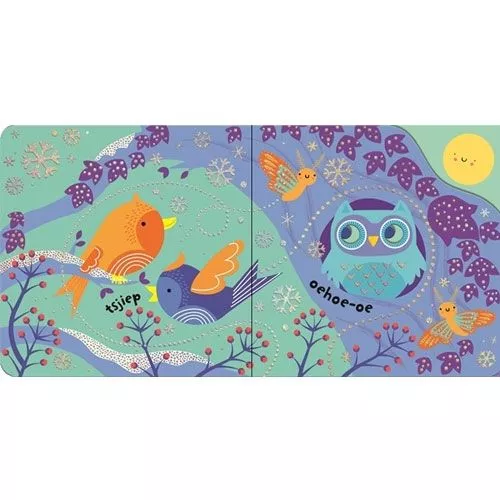 Uitgeverij Usborne Baby's Allereerste Glitter Speelboekje 5 Uitgeverij Usborne Baby's Allereerste Glitter Speelboekje - Afbeelding 3