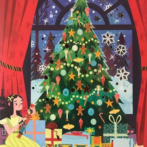 Uitgeverij Usborne Kartonboekje De Notenkraker 6 Uitgeverij Usborne Kartonboekje De Notenkraker - Afbeelding 4