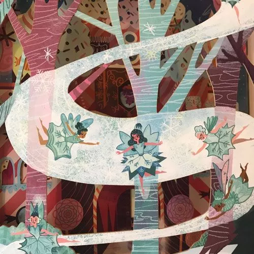 Uitgeverij Usborne Kartonboekje De Notenkraker 4 Uitgeverij Usborne Kartonboekje De Notenkraker - Afbeelding 2