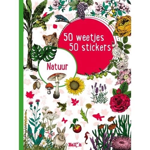 Uitgeverij Ballon Stickerboek 50 Weetjes 50 Stickers - Natuur 3 Uitgeverij Ballon Stickerboek 50 Weetjes 50 Stickers - Natuur