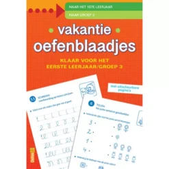 Uitgeverij Deltas Vakantie Oefenblaadjes - Naar Groep 3
