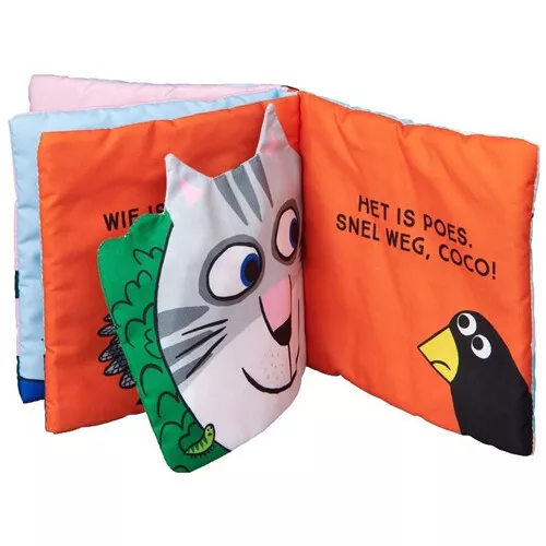 Uitgeverij Gottmer Stoffen Babyboekje Coco 6 Uitgeverij Gottmer Stoffen Babyboekje Coco - Afbeelding 4