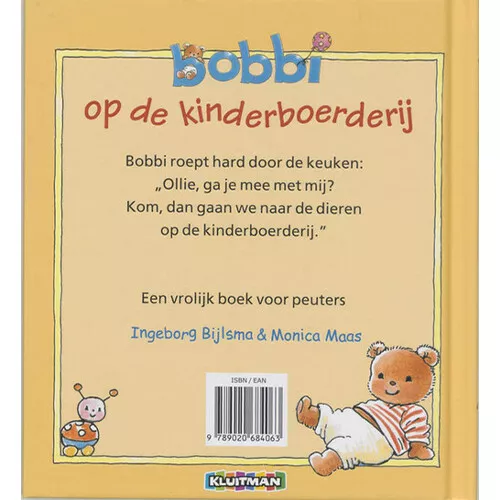 Uitgeverij Kluitman Bobbi Op De Kinderboerderij 4 Uitgeverij Kluitman Bobbi Op De Kinderboerderij - Afbeelding 2