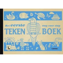 Uitgeverij Lannoo Het Eerste Stap Voor Stap Tekenboek