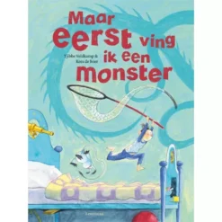 Uitgeverij Lemniscaat Maar Eerst Ving Ik Een Monster Met Vingerpopje -Kinderspeelgoed uitgeverij lemniscaat maar eerst ving ik een monster