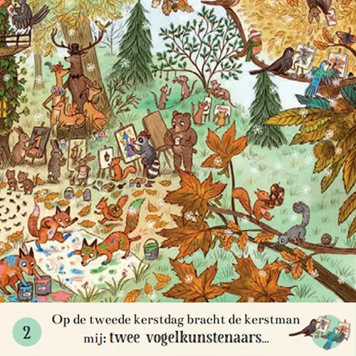 Uitgeverij Lemniscaat Zoekboek De Twaalf Kerstdagen 5 Uitgeverij Lemniscaat Zoekboek De Twaalf Kerstdagen - Afbeelding 3