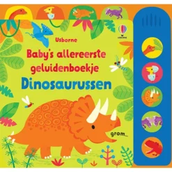 Uitgeverij Usborne Baby's Allereerste Geluidenboekje - Dinosaurussen